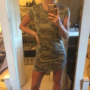Camo tee dress
